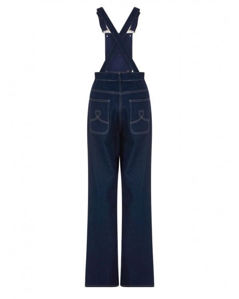 COLLECTIF PIPPA DENIM DUNGAREES - Ill-GottenGains